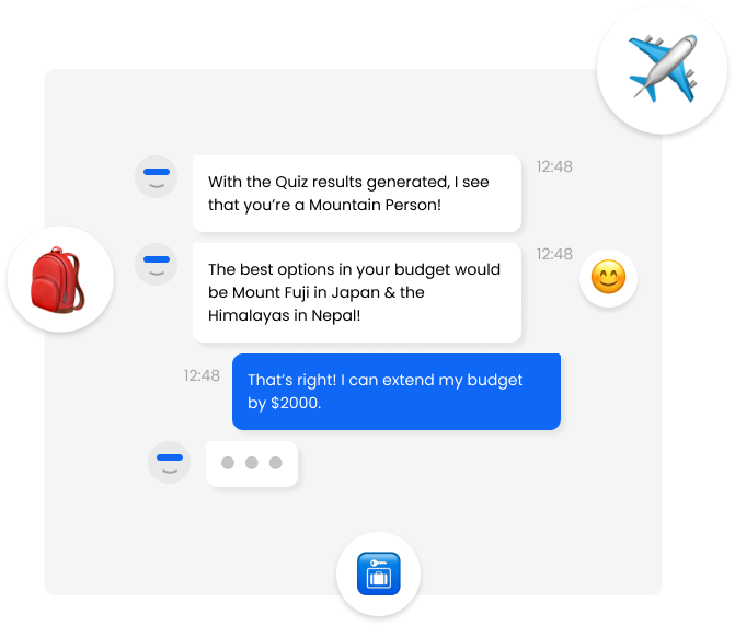 Chatbot for travel and tourism